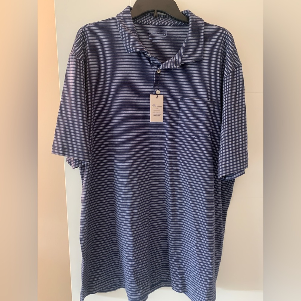 NWT Peter Millar polo shirt size XXL.